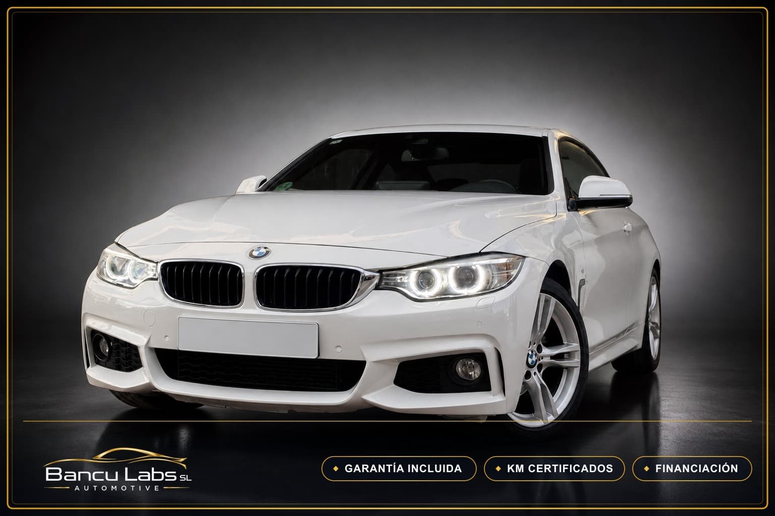 BMW Serie 4 420d 2016 Blanco de ocasión