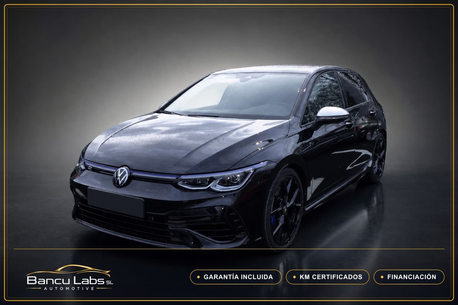 Volkswagen Golf R 2.0 TSI 320 CV DSG 4MOTION 2022 Negro de ocasión en Castellón — foto 1