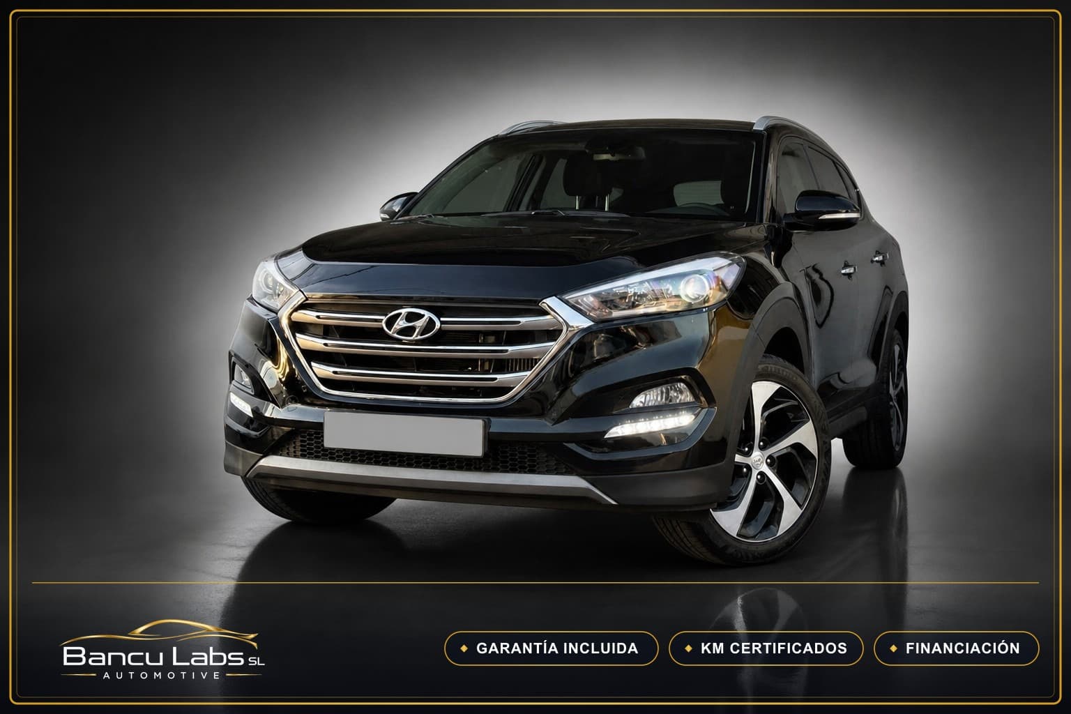 Hyundai Tucson 2.0 CRDi BlueDrive Tecno 4x2 2016 Negro de ocasión