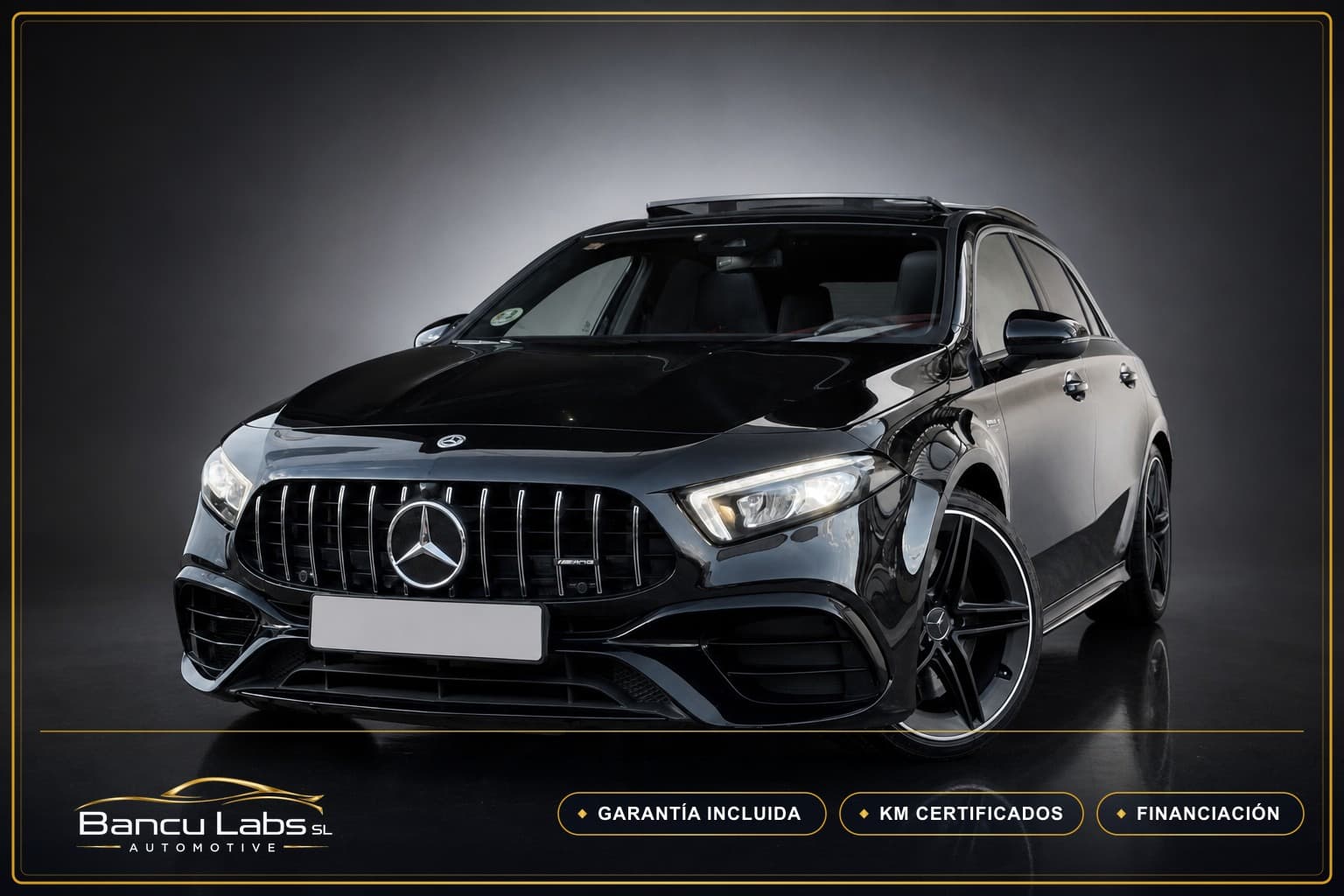 Mercedes-Benz Clase A AMG A 45 S 4MATIC 2022 Negro de ocasión