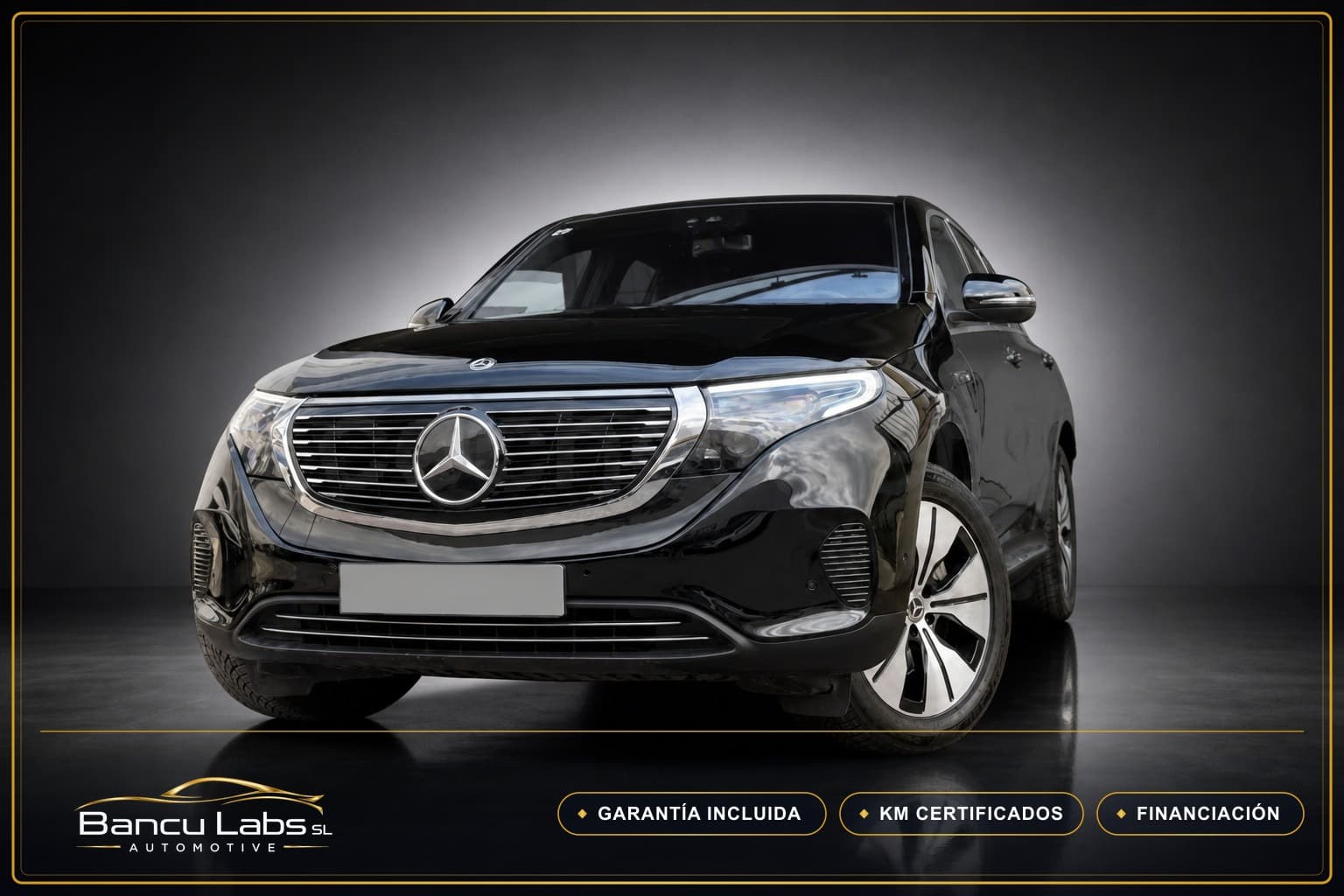 Mercedes-Benz EQC EQC 400 4MATIC 2022 Negro de ocasión