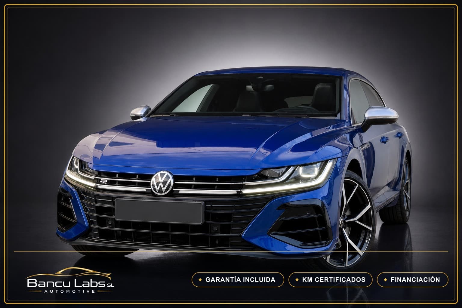 Volkswagen Arteon R 2.0 TSI DSG 4Mot S Brake 2022 Azul de ocasión