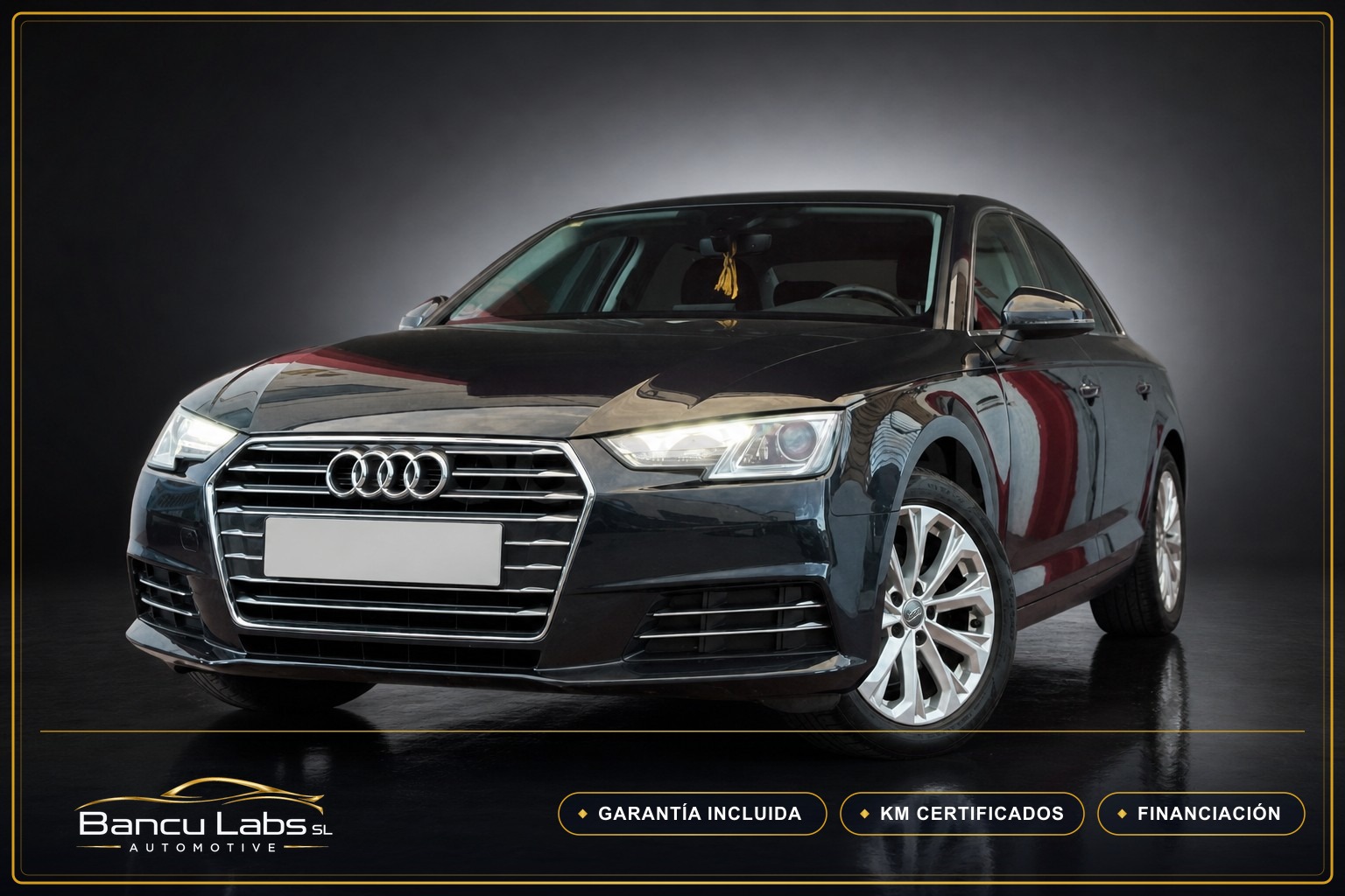 Audi A4 2.0 TDI 150 CV 2017 Gris / Plata de ocasión