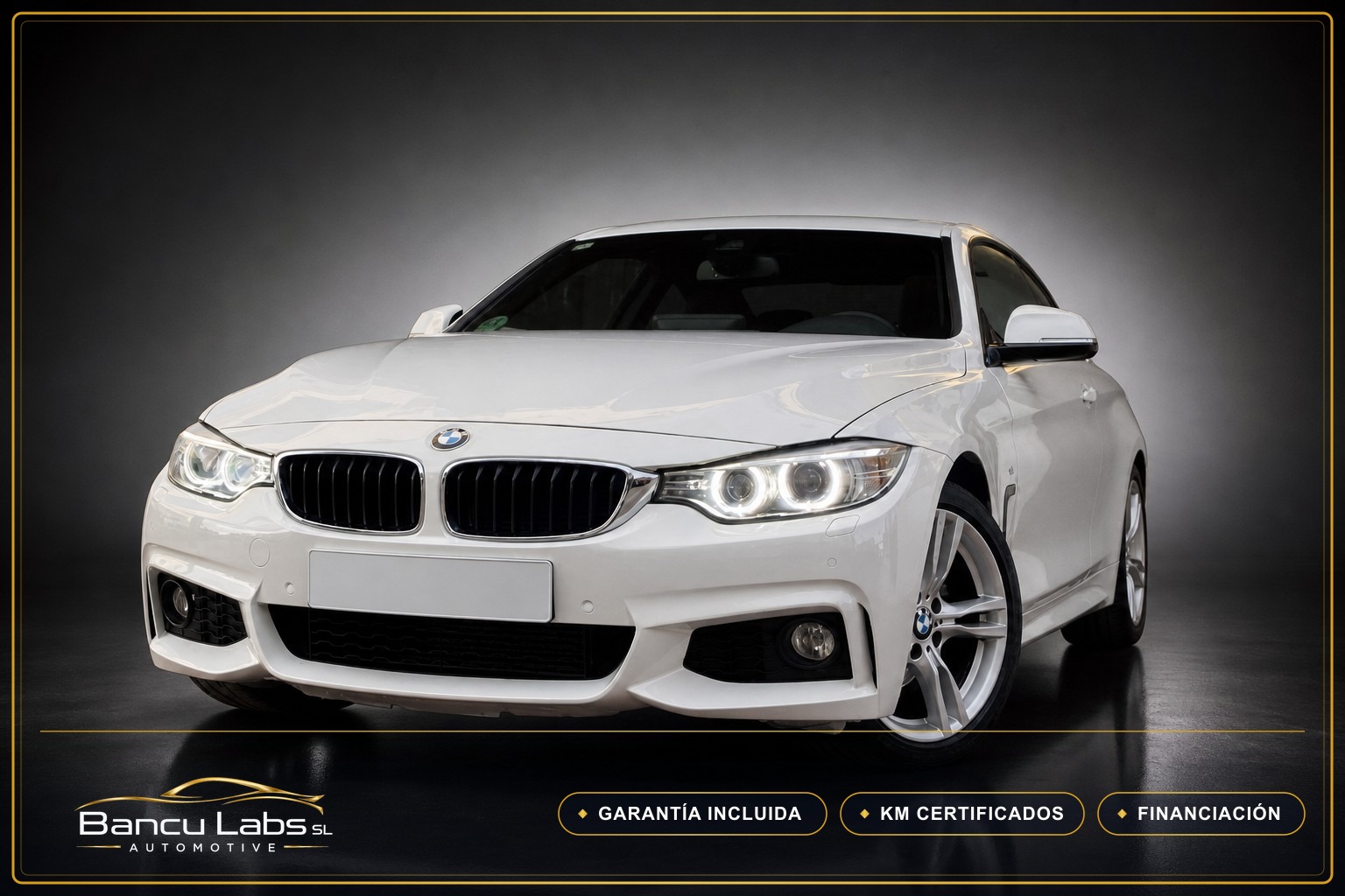 BMW Serie 4 420d 2016 Blanco de ocasión