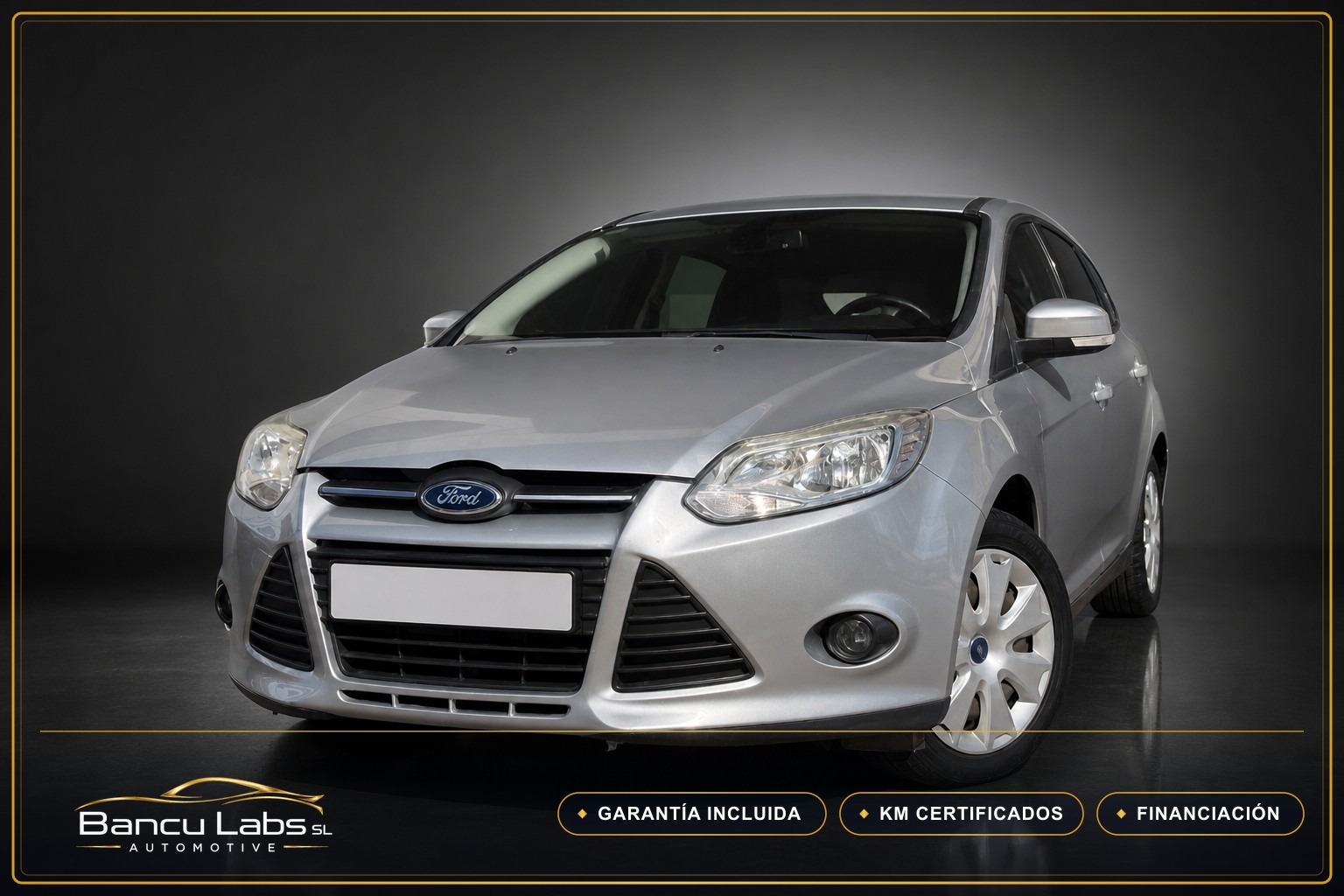 Ford Focus 1.0 Ecoboost AutoStartStop Sport 2013 Gris / Plata de ocasión