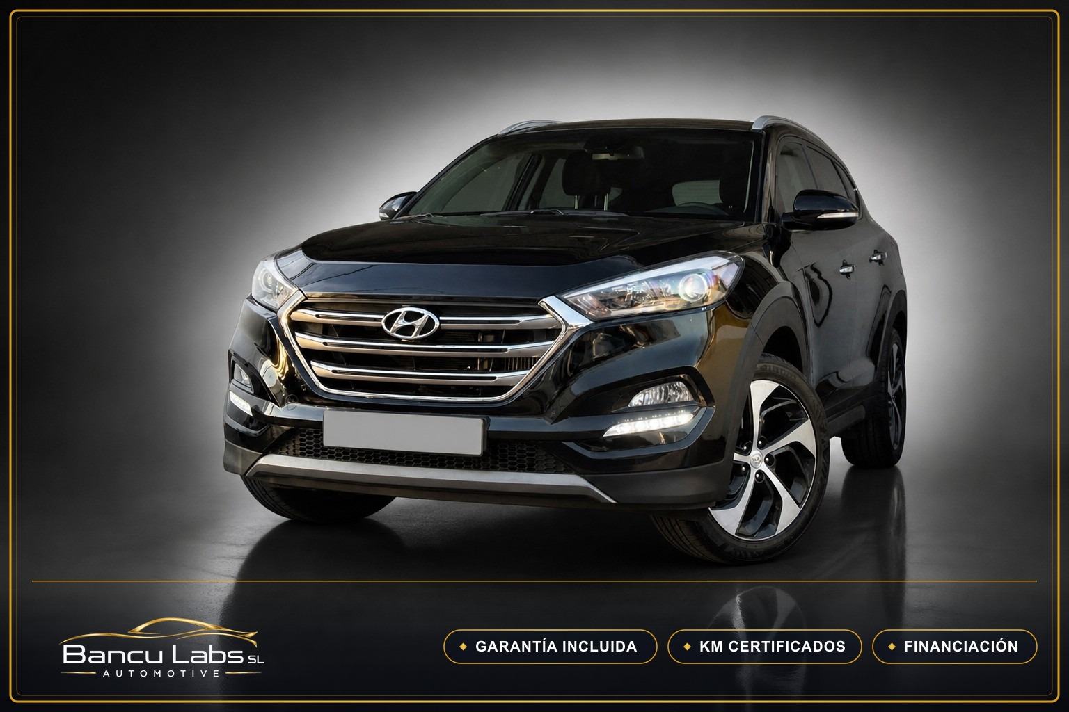 Hyundai Tucson 2.0 CRDi BlueDrive Tecno 4x2 2016 Negro de ocasión