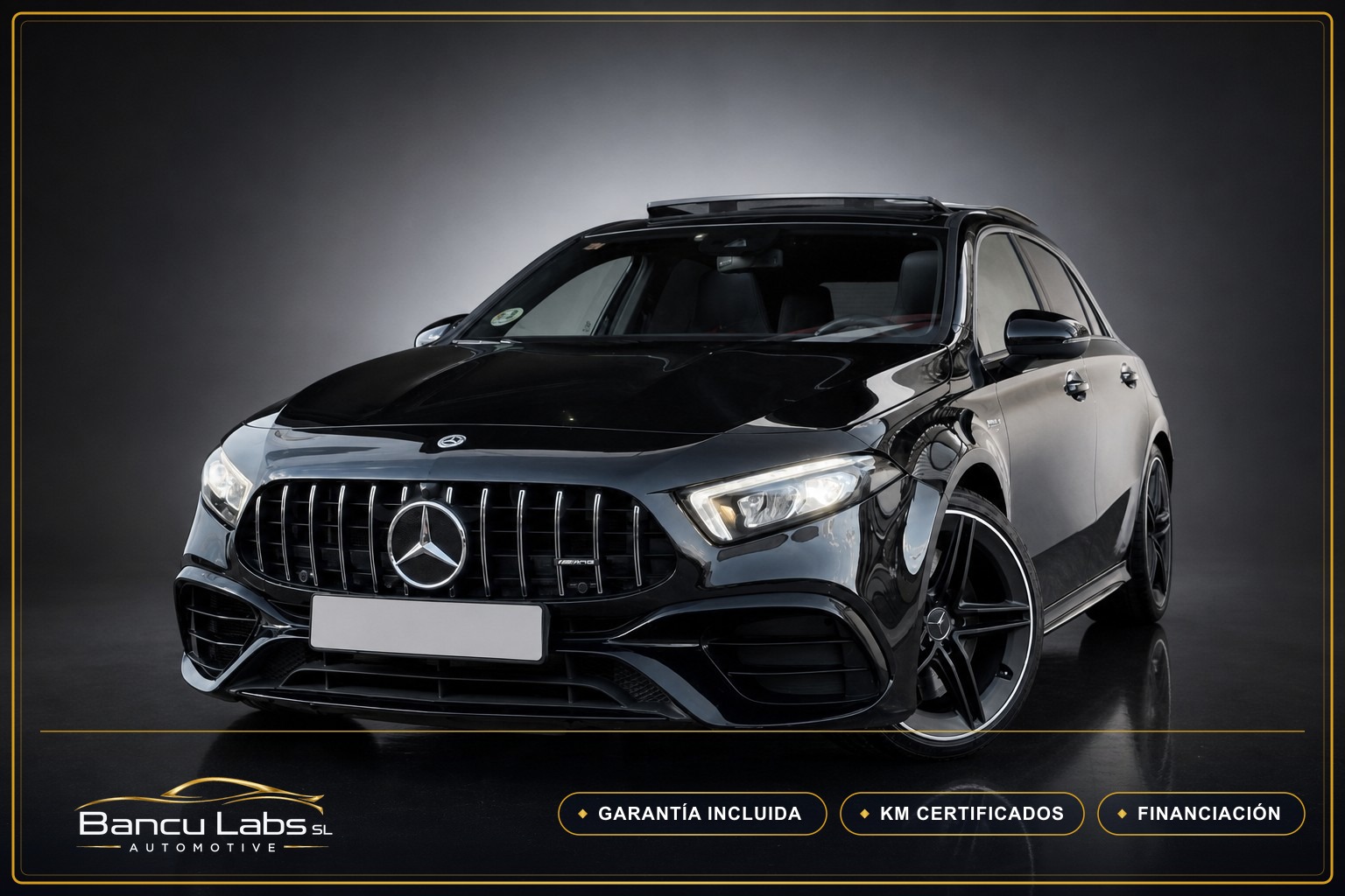 Mercedes-Benz Clase A AMG A 45 S 4MATIC 2022 Negro de ocasión