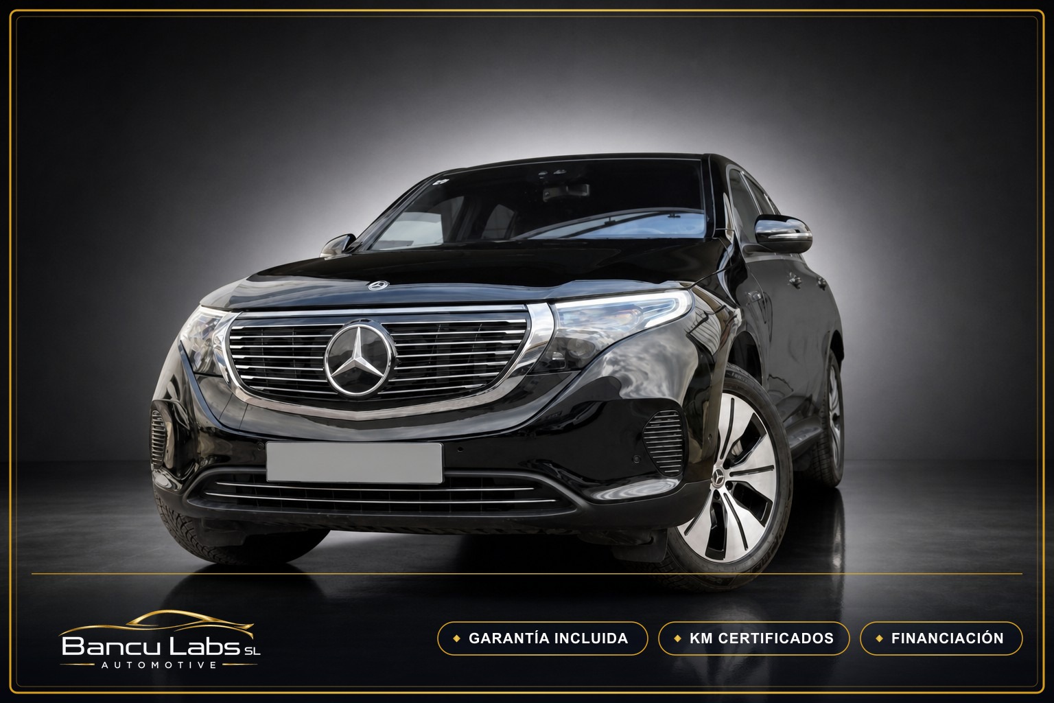 Mercedes-Benz EQC EQC 400 4MATIC 2022 Negro de ocasión