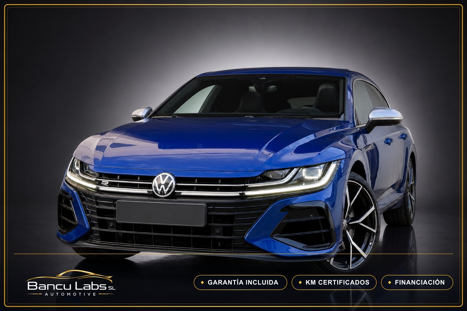 Volkswagen Arteon R 2.0 TSI DSG 4Mot S Brake 2022 Azul de ocasión